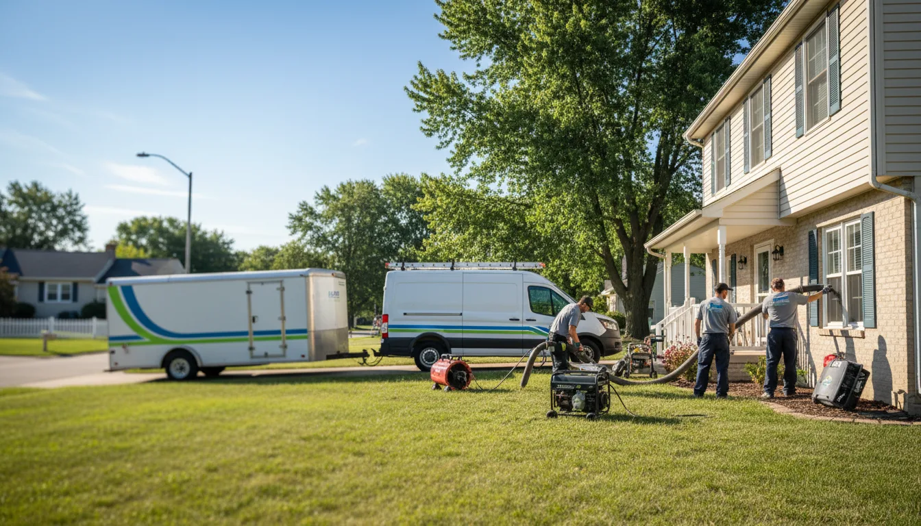 Flooded Basement Restoration And Cleanup With Repair in Erie, KS near me